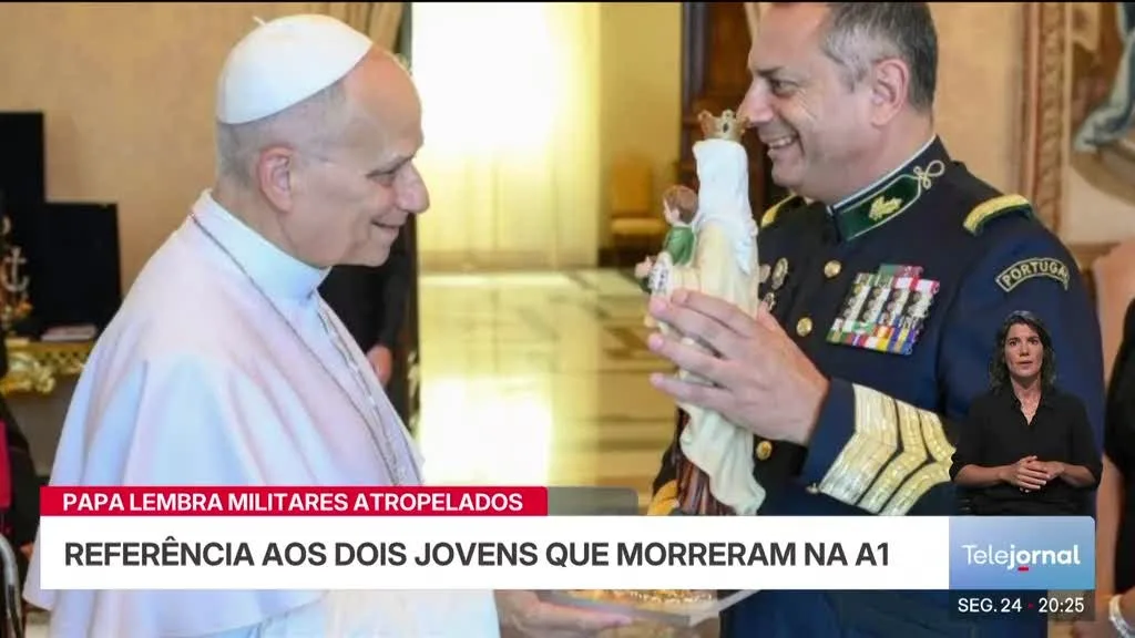 Papa lembrou militares portugueses atropelados na A1