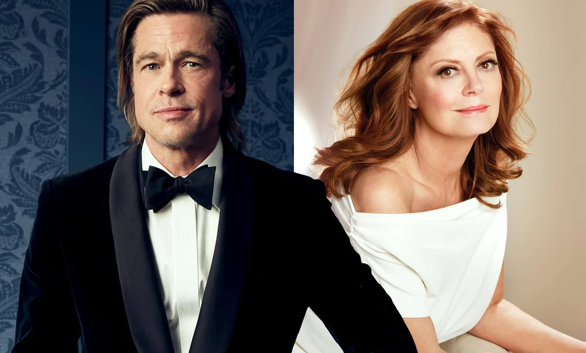 Susan Sarandon, sobre Brad Pitt: "Me pareció realmente sospechoso que el día que él grabó sus escenas con Geena Davis fuera el único en el que vieron su material grabado al completo"