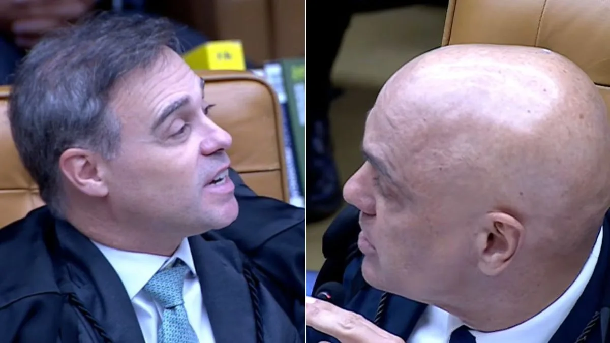 Moraes e André Mendonça batem boca durante julgamento no STF: ‘Quem tem medo da PF?’