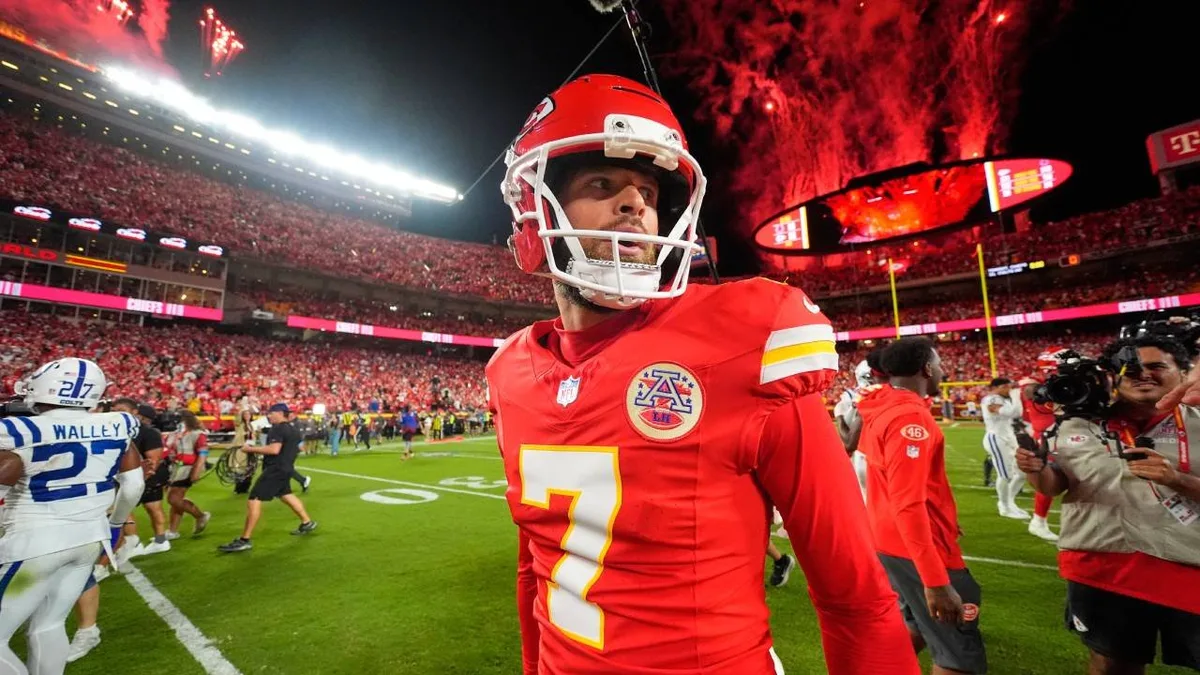 Chiefs’ Butker wins it in OT with 40-yard FG vs. Colts