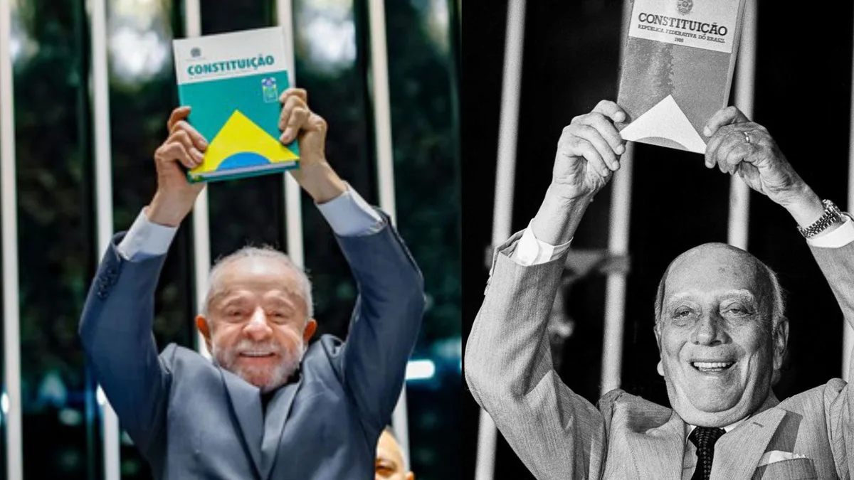 Fim da 6x1 faz Lula repetir gesto de Ulysses Guimarães