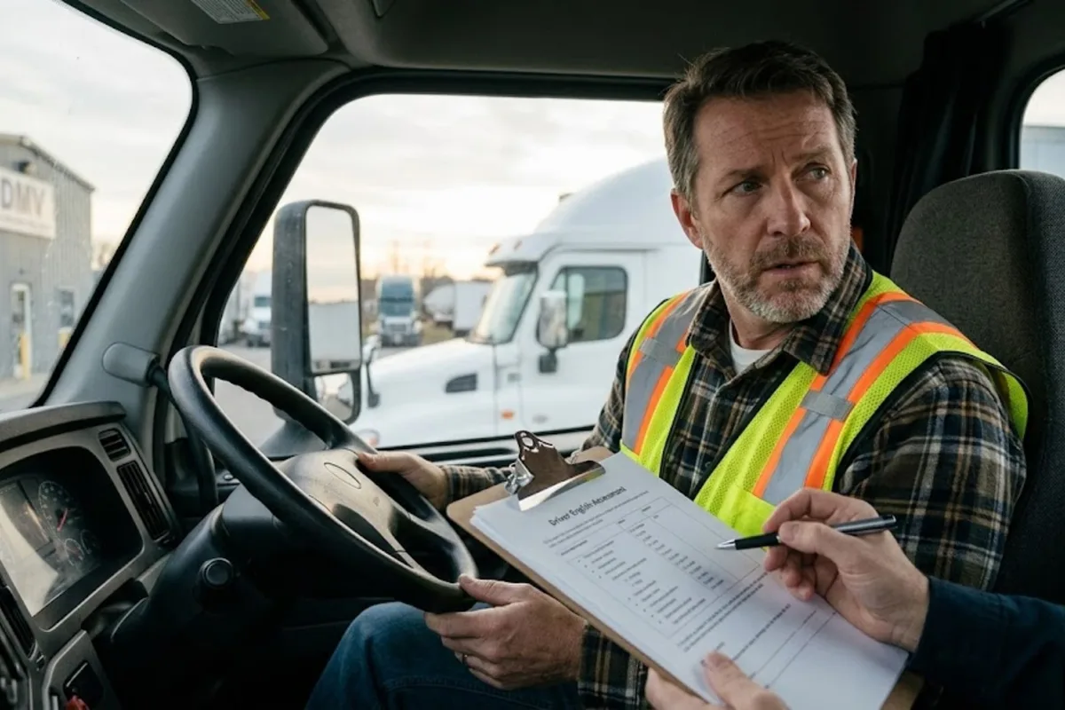 El DMV de California impulsa una regulación de emergencia para evaluar el inglés de camioneros: la fecha clave del 28 de agosto