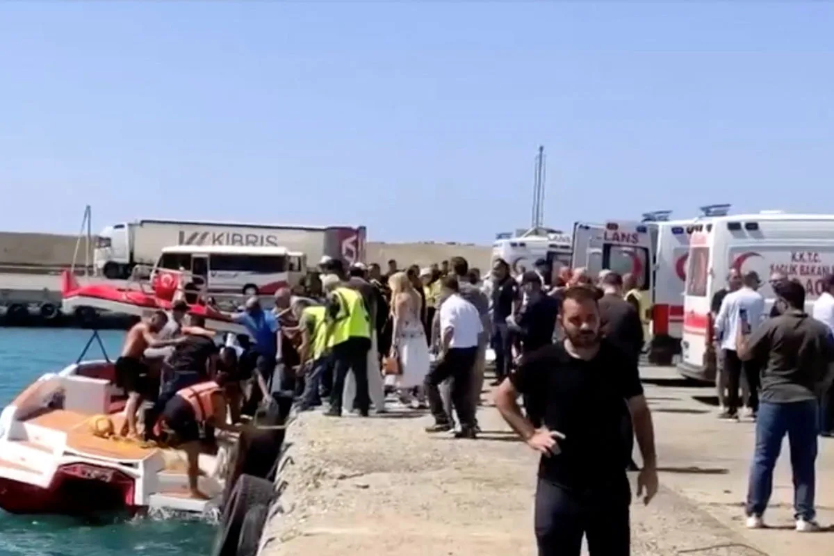 Rescue operation after ferry with over 260 passengers onboard capsizes off Cyprus