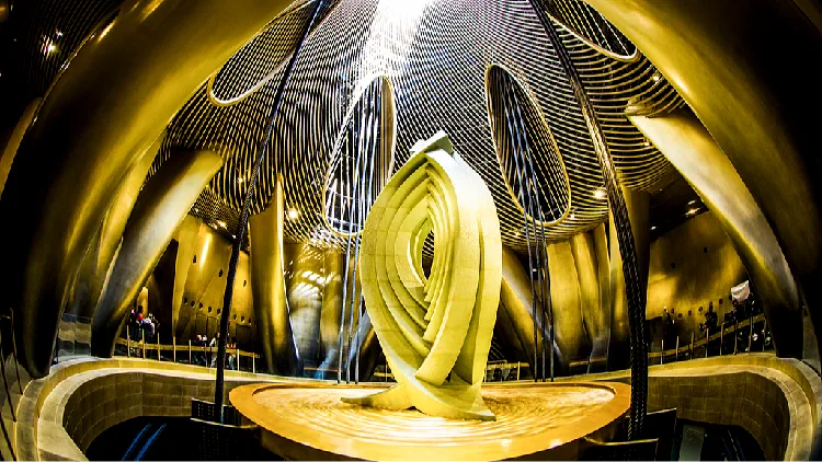Shanghai Tower's 1,000-tonne pendulum that tames typhoon winds