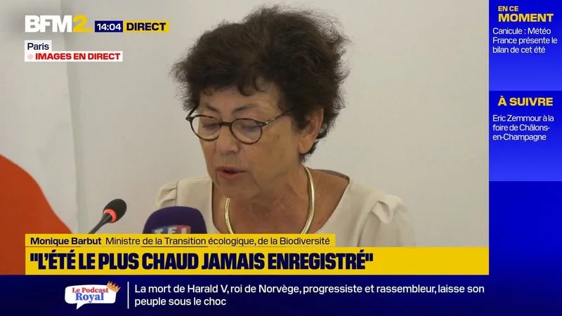 "Il ne s'agit pas d'aboutir à un énième plan": Monique Barbut veut des solutions concrètes pour lutter contre les fortes chaleurs