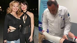Hermana de Gaby Spanic aparece con un yeso en la pierna: "Es una fractura"