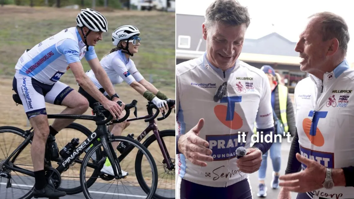 Angus Taylor injured in Pollie Pedal bike crash during 1000km veterans charity ride through Queensland