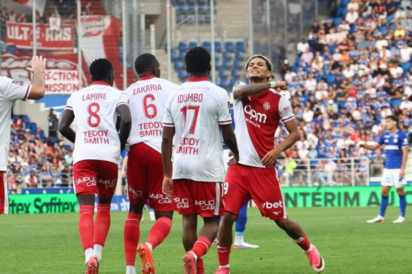 Paris Brunner (Monaco) sur sa célébration polémique contre Strasbourg : « Je n'ai pas voulu être irrespectueux »