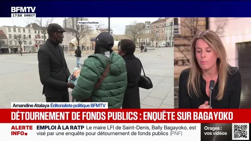 Saint-Denis: le maire LFI, Bally Bagayoko, visé par une enquête pour détournement de fonds publics