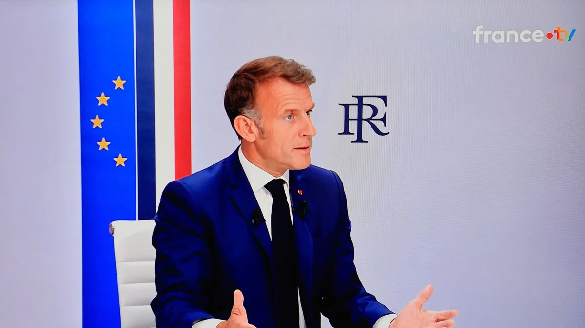 Emmanuel Macron sera interviewé jeudi à 20 heures sur France 2 et TF1