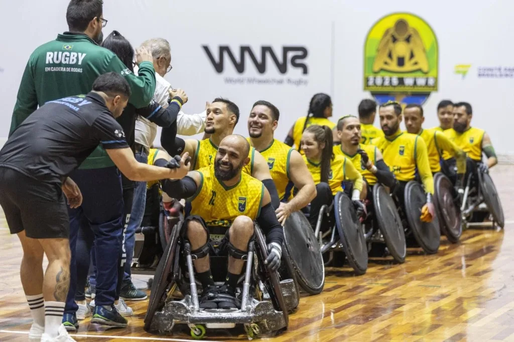 Brasil perde para a Holanda na estreia do Mundial de rúgbi em cadeira de rodas