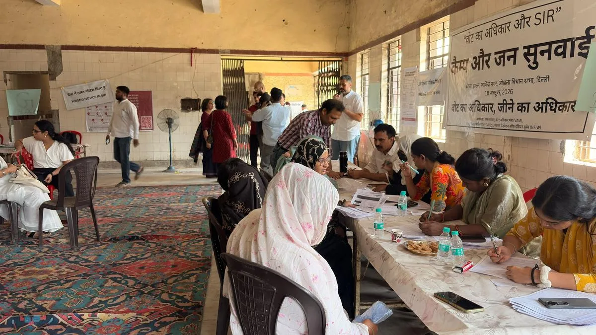 Delhi SIR: Public audit in two booths find over 100 voters wrongly marked absent, shifted, or dead