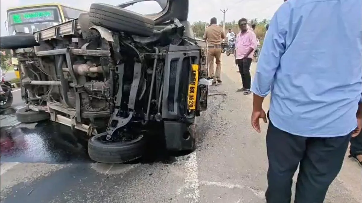 Speeding ambulance claims lives of three persons on Inner Ring Road near Tirumangalam