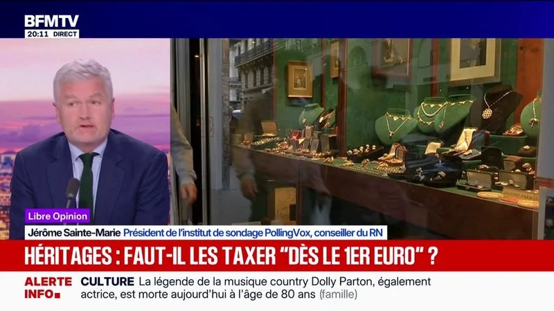 Jérôme Sainte-Marie sondeur et conseiller RN déplore une société de "stagnation économique"