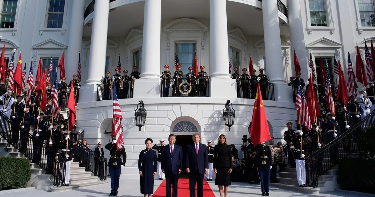 Trump recibe con honores militares a Xi Jinping en la Casa Blanca: "Trataremos temas apremiantes"