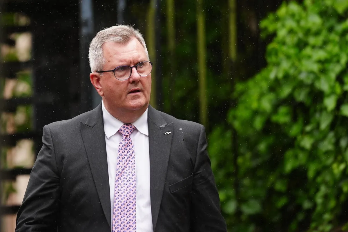 Former DUP leader Jeffrey Donaldson jailed for 15 years over historical sex offences