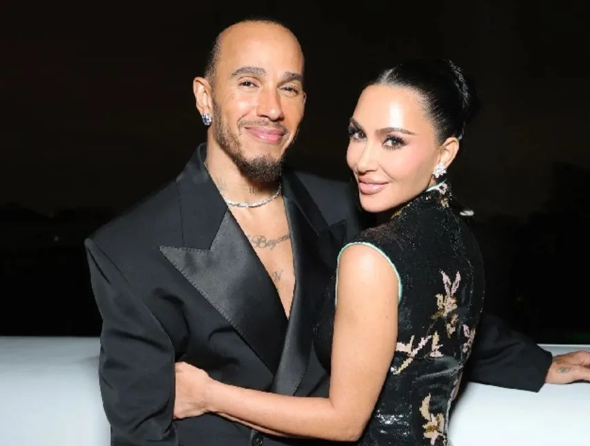 Kim Kardashian y Lewis Hamilton acaparan miradas
