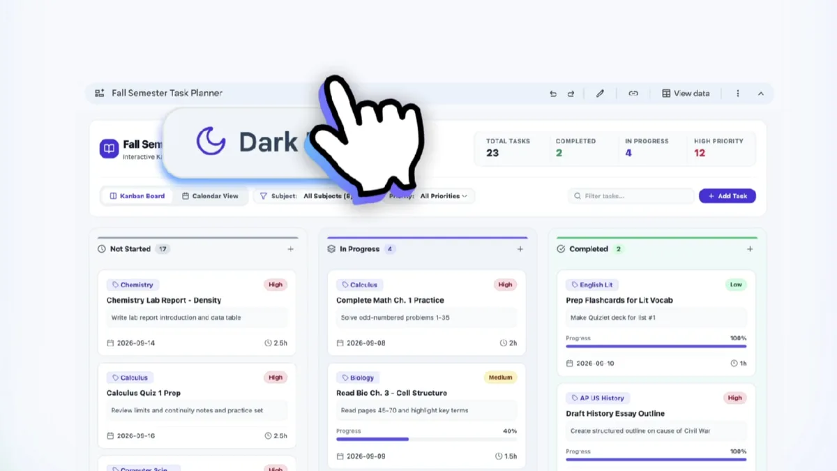 Cómo usar Gemini para convertir tus hojas de cálculo en apps interactivas