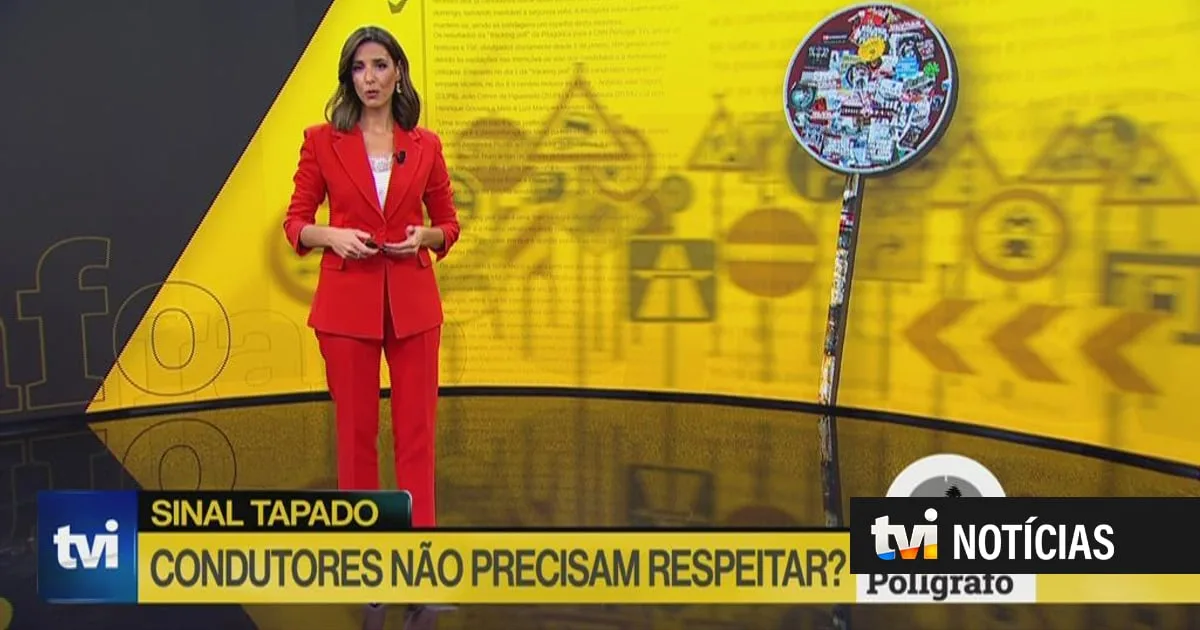 Polígrafo. Condutores não precisam de respeitar um sinal tapado?