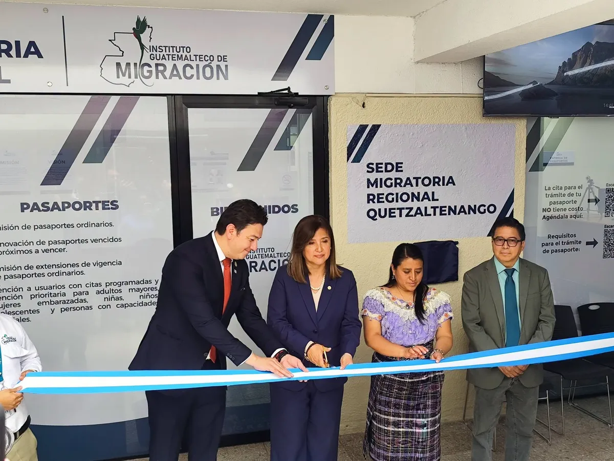 El Instituto Guatemalteco de Migración continúa con la descentralización de la nueva sede regional en Quetzaltenango