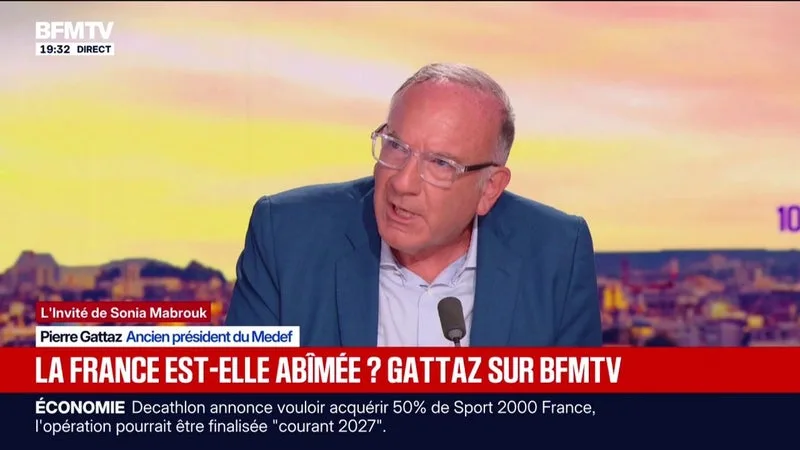 "Pour qu'une économie marche, on a besoin d'écouter les patrons", estime Pierre Gattaz, ancien président du Medef