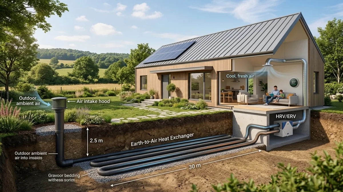 Poço canadense: é dessa forma que funciona o sistema que climatiza uma casa com a temperatura do solo