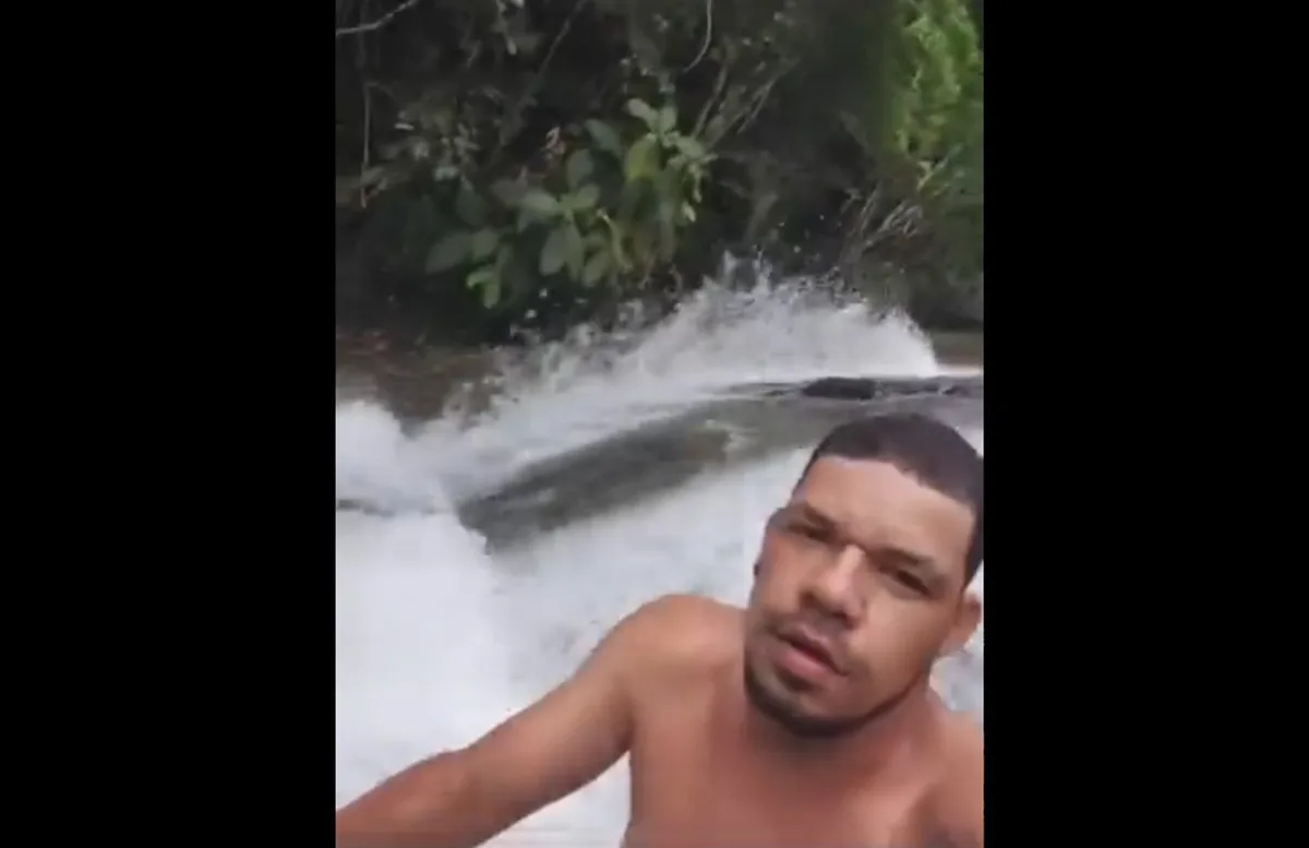Banhista posta vídeo sobre risco de cachoeira antes de queda fatal em Macaé: 'Depois de cair daqui, só a morte'
