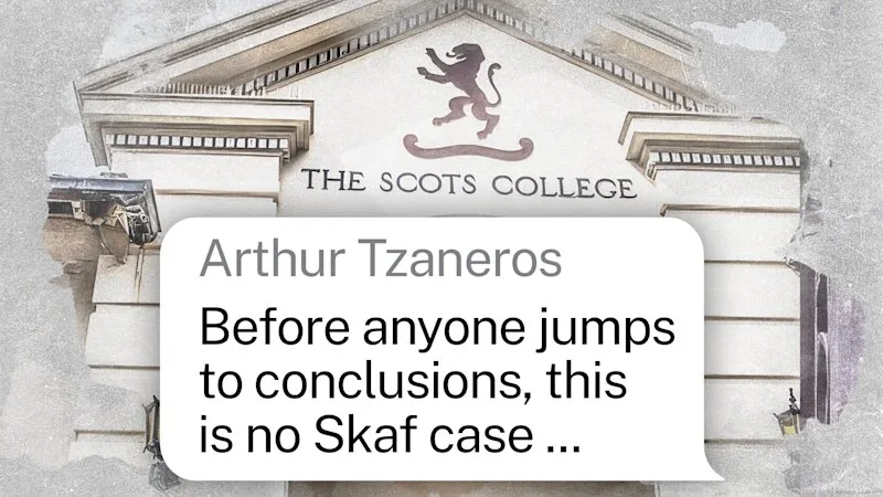 Text messages emerge in Scots College rape case amid calls for principal’s resignation