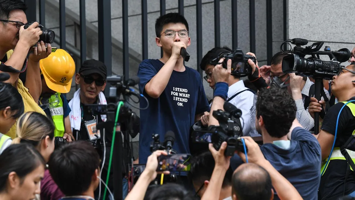 Joshua Wong: Demokratie-Aktivist Joshua Wong bekennt sich der Verschwörung schuldig