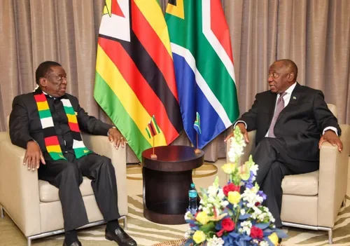Ramaphosa urges South Africa and Zimbabwe to boost two-way trade