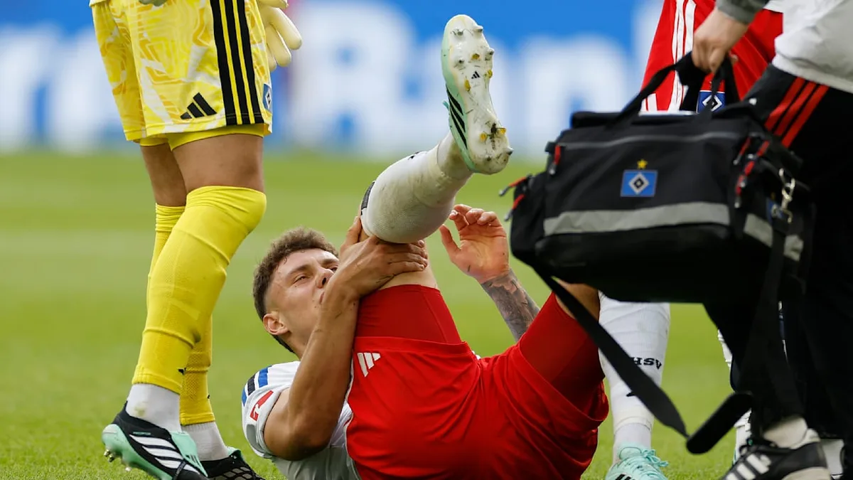 Schock für den HSV - Hier reißt sich Remberg das Kreuzband