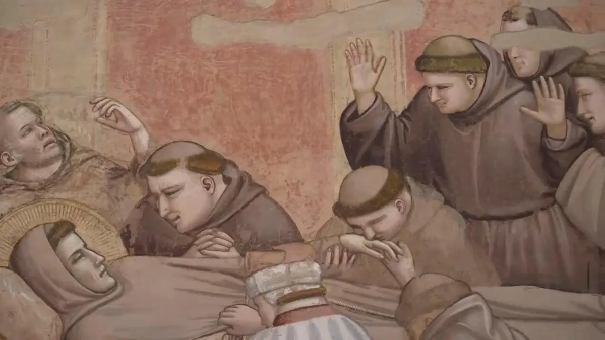 See one of the most important Giotto frescoes restored to life