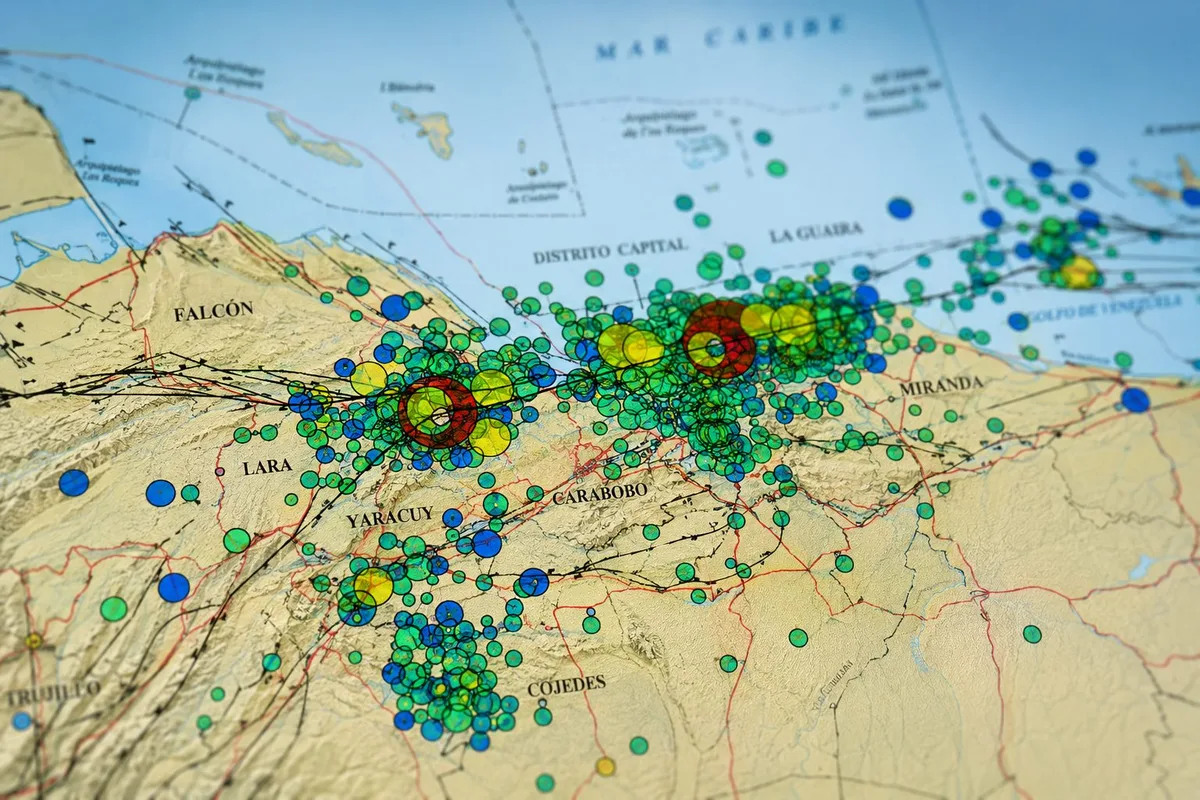 El mapa que permite dimensionar lo ocurrido desde los terremotos del 24 de junio