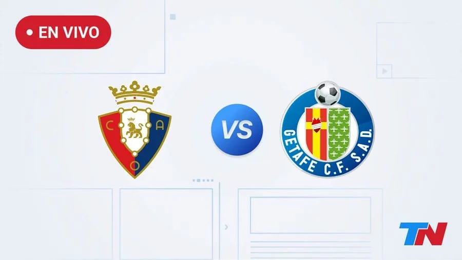 Osasuna le ganó a Getafe 1 a 0 por la fecha 3 de La Liga de España