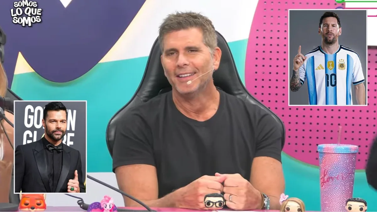 Christian Meier contó qué famosos guarda en su agenda, además de Lionel Messi y Ricky Martin