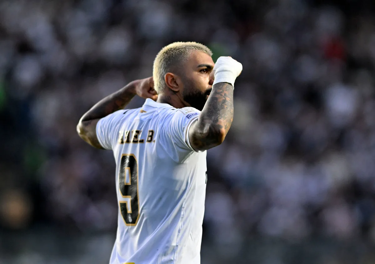 Gabigol provoca Vasco depois de vitória do Santos: "É um flamenguista ganhando aqui"