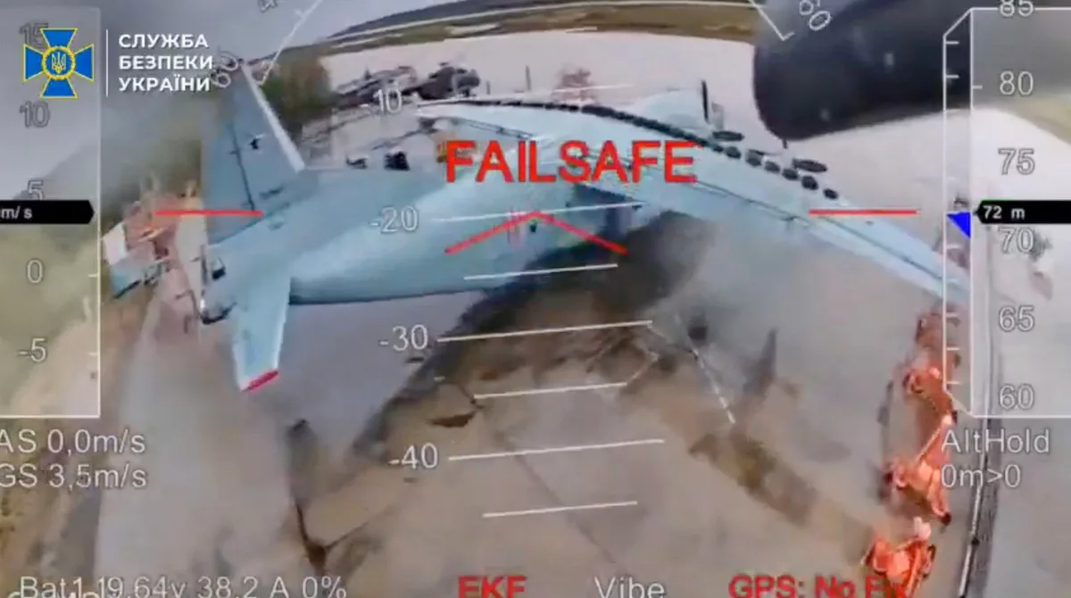 David contre Goliath : en Ukraine, l'opération "Toile d'araignée" ou le "Pearl Harbor" russe