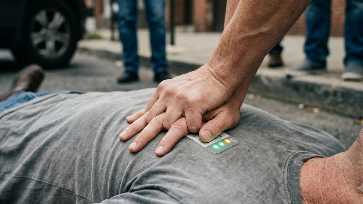 A tiny patch could help rescuers perform CPR better; student invention wins $10,000