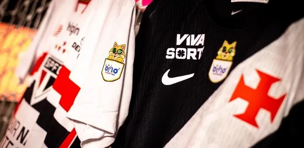 São Paulo e Vasco usam patch de ONG de Tiago Leifert sobre doença infantil