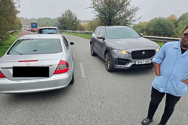 NHS worker drove wrong way down M61 slip road to avoid traffic jam