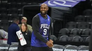 NBA: LeBron James debuta con los 76ers en el arranque de su temporada 24