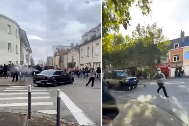 Le dangereux manège de voitures de police dans les manifestations lycéennes