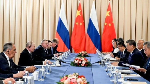 Putin Holds Meeting With Xi in Bishkek