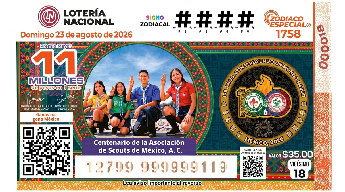 Sorteo Zodiaco Especial 1758 de la Lotería Nacional del domingo 23 de agosto: resultados del premio mayor y números ganadores