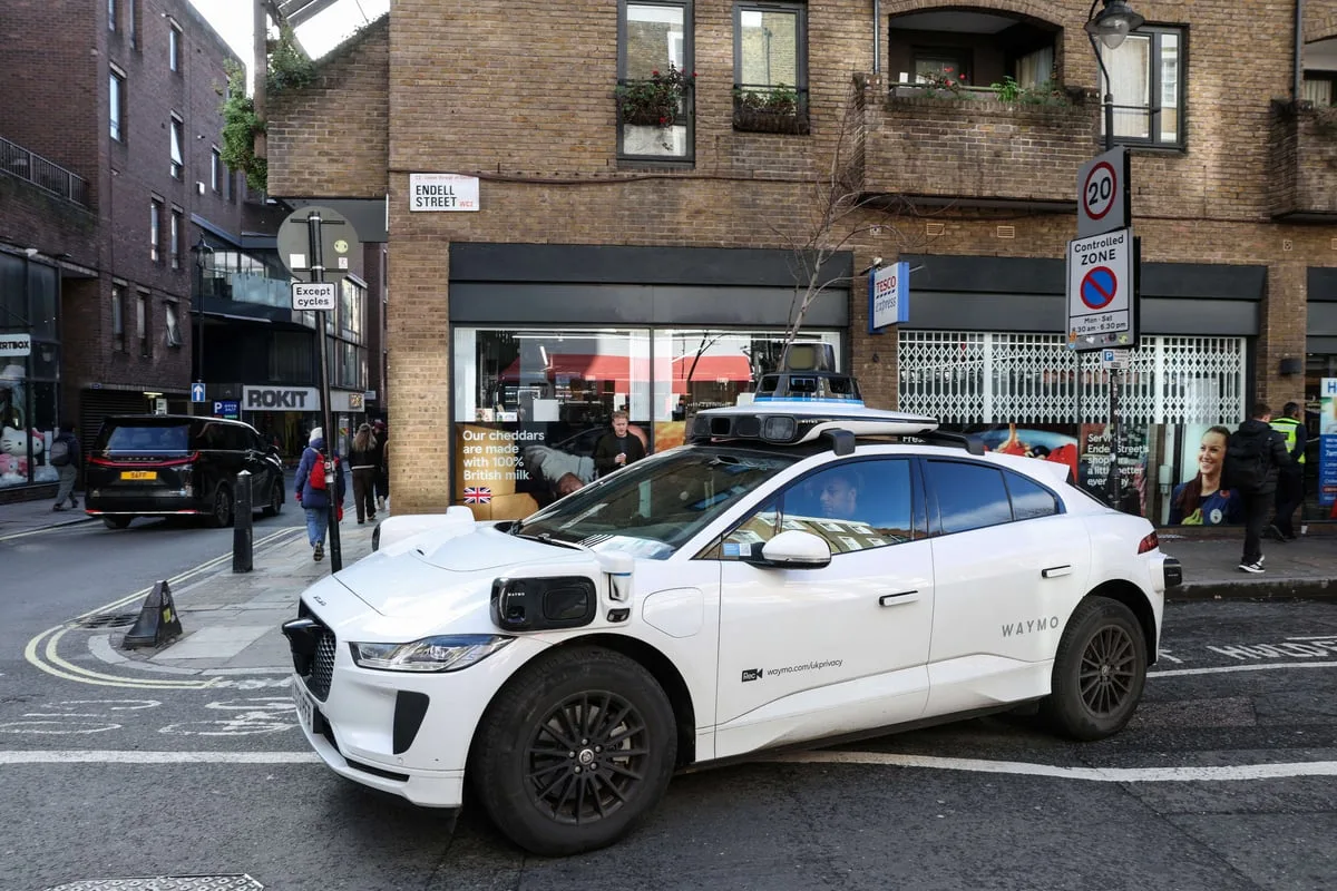 London rollout of robotaxis delayed amid lack of guidance