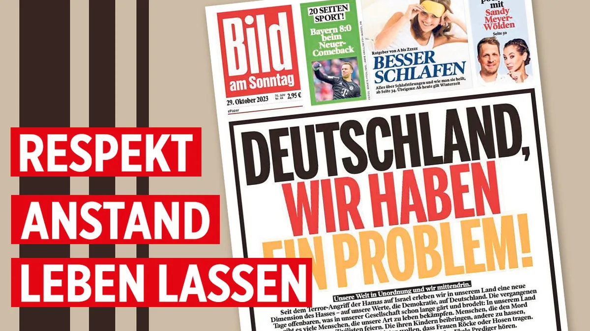 Drei Jahre nach dem BILD-Manifest - Deutschland, wir haben immer noch ein Problem!