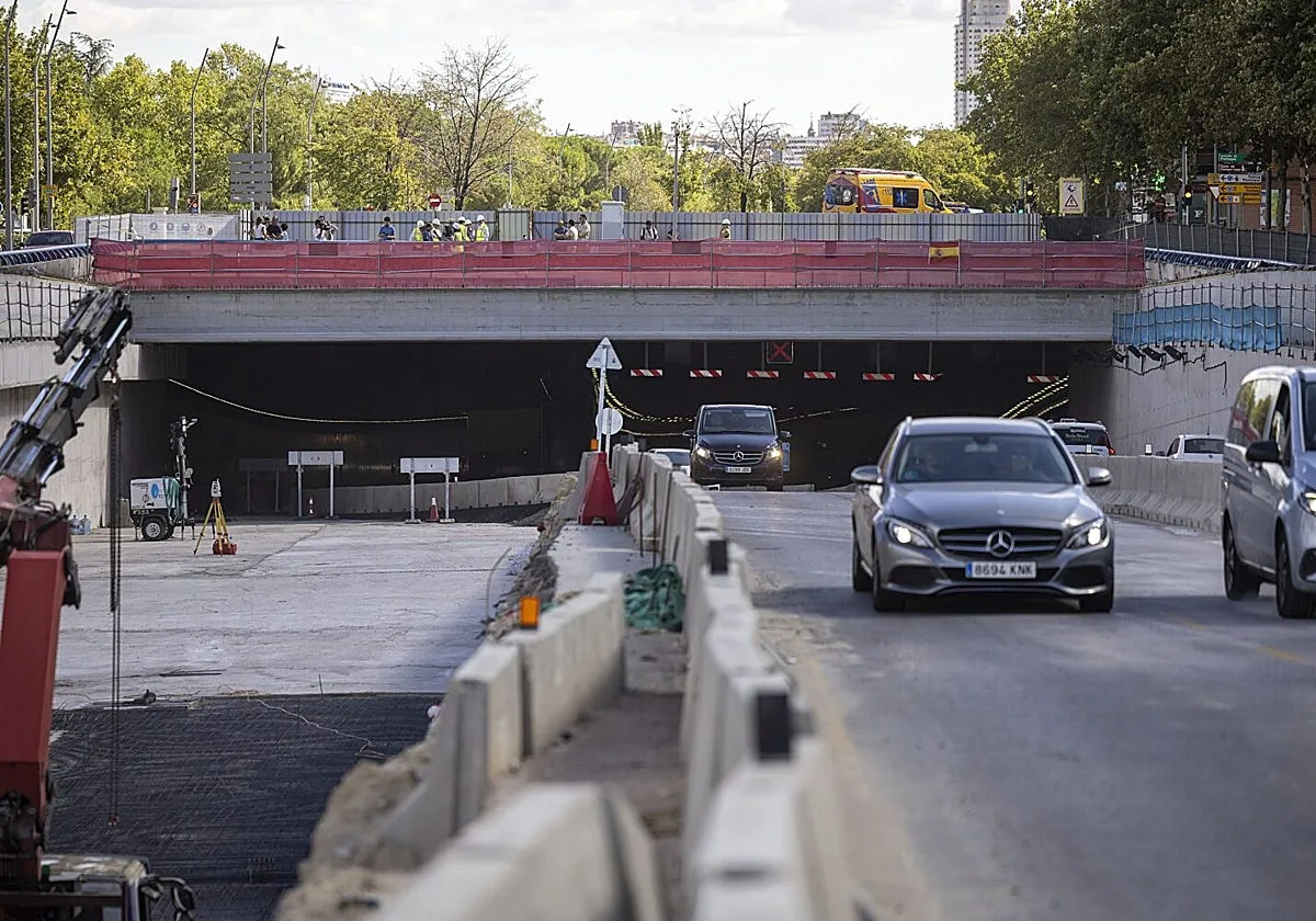 El nuevo túnel de la A-5, listo para conectarse a la M-30 a final de año