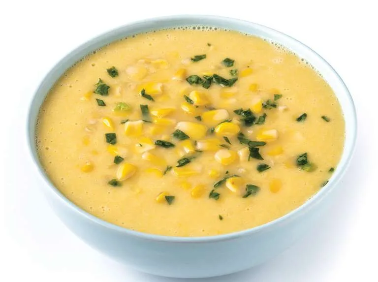 Crema de maíz dulce