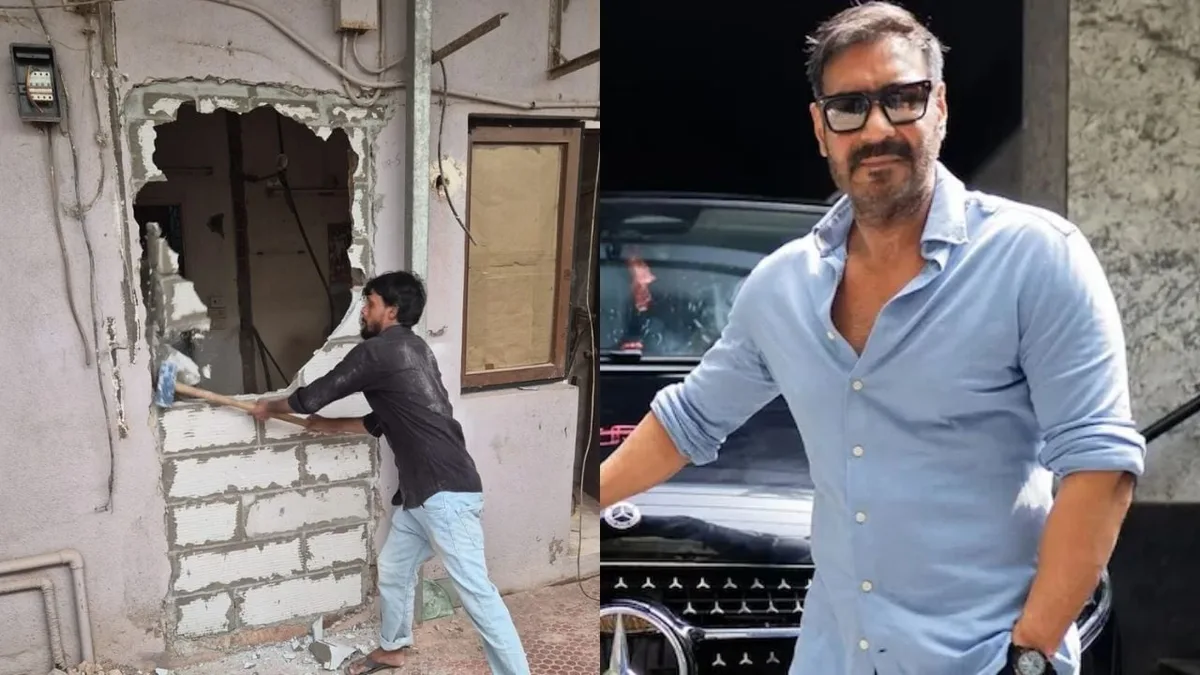 Hammer Action At Actor Ajay Devgn's Juhu Bungalow Over 'Illegal Construction'
