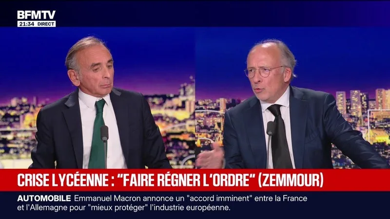 Violences : "L'âge n'importe plus" , estime Zemmour - 12/10